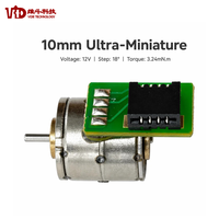 Mikro 10mm PM Schrittmotor 2-Phasen 12V 18 °   3,24mN.m Haltemoment 1500 PPS für Digitalkamera