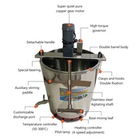 Mixer Blender Komersial Otomatis Penuh dengan Pemanas Listrik dan Bahan Stainless Steel 304 untuk Memasak Saus dan Pengolahan Bumbu