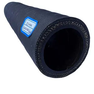 High Pressure Flexible Rubber Flexible Concrete Pump Hose With High Tensile Fabric Reinforcement