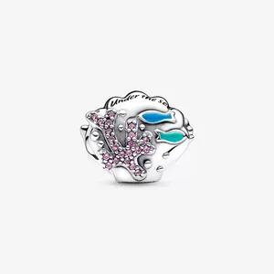 Manufacturers Wholesale High Quality 1:1 New 925 Silver Charm Seashell Charm Ocean Charm