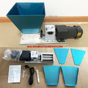गटेन इलेक्ट्रिक अनाज मिल और ग्राइंडर होमब्रू मैल्ट रोलर क्रशर खाद्य प्रसंस्करण मशीनरी बीयर निर्माण उपकरण - Product Image 4