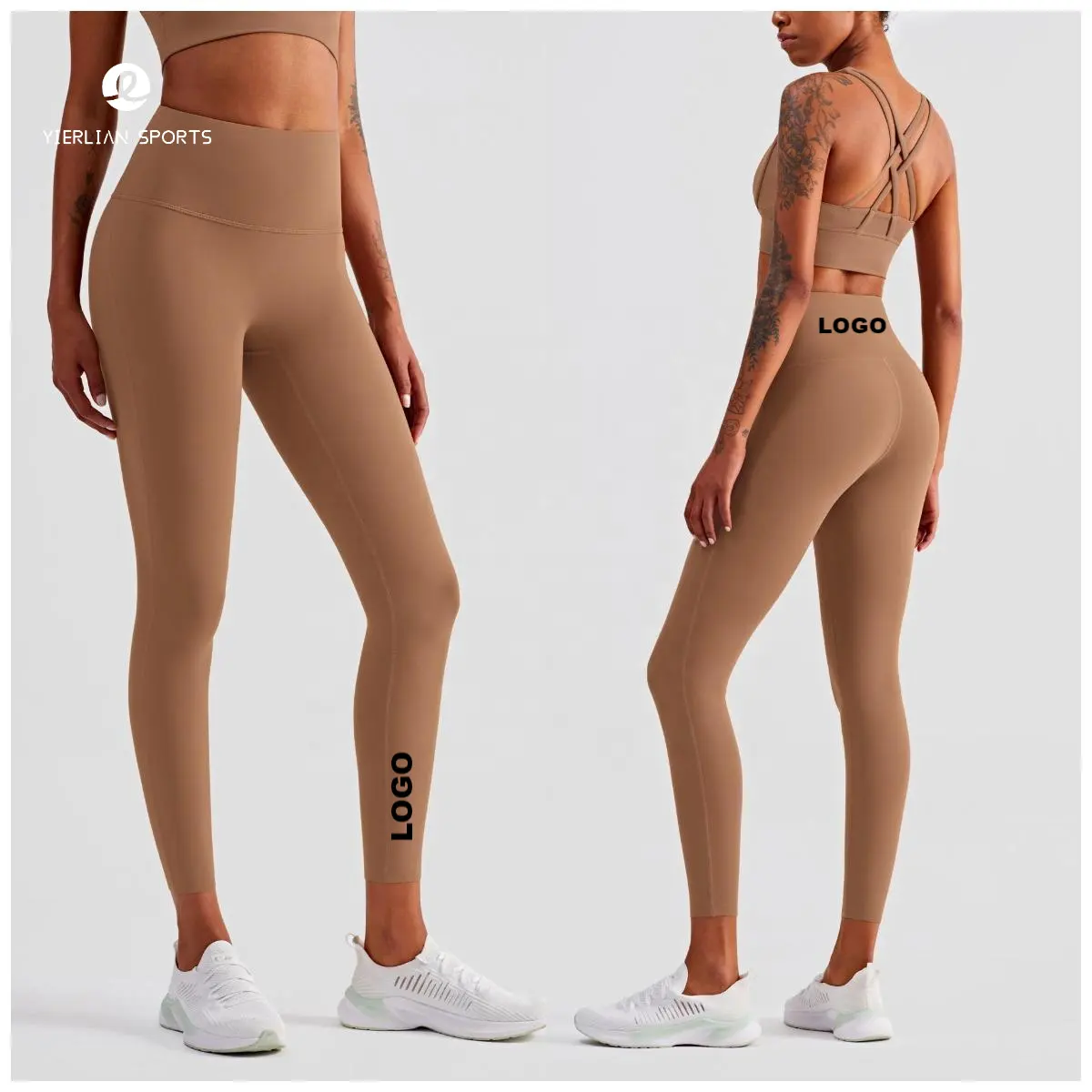 2024 mujeres Lulu más vendidos Sexy cintura alta Fitness gimnasio ropa entrenamiento Leggings adelgazamiento botín Lycra pantalones de Yoga para mujer