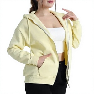 Sudadera con Capucha de Manga Larga para Mujer EVERGLOW, Color Sólido, 100% Algodón Ecológico, Logotipo Frontal con Cordones, Otoño Invierno - Product Image 1