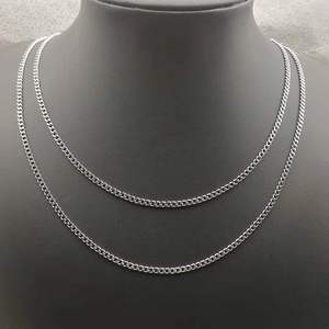 Europe United States Cross-border <strong>Necklace</strong> 3mm Width Lobster Clasp Bamboo Chain <strong>Necklace</strong> - Product Image 1