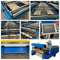 Machine de formage de tôles trapézoïdales YS, fabricant de panneaux IBR, pour entrepreneurs en toiture en Tanzanie