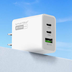 Großhandel <span class=keywords><strong>3</strong></span>-Port-Ladegerät für Samsung 20W Schnell-USB-Typ-C-Ladegerät für iPhone 17 16 15 14 13 Cargador Rapido Wandladegerät - Product Image 2