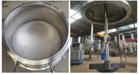 Réacteur de Pyrolyse à Enrobage TOPTION en Acier Inoxydable SS304 10-100m, Cristalliseur Réactif de Laboratoire à Agitation, Haute Productivité