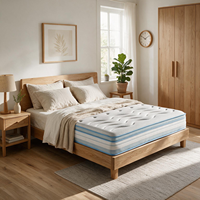 Matelas en mousse à mémoire de forme compressée de qualité supérieure, soutien orthopédique haute performance avec esthétique de luxe européenne pour hôtel