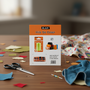 Filo da Cucito Ilan, 27 Colori Assortiti, Confezione da 12 Pezzi per Progetti di Cucito - Product Image 3