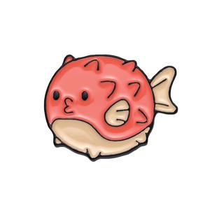 Broche personnalisée en alliage de zinc avec des animaux <span class=keywords><strong>marins</strong></span> mignons, requin de dessin animé, étoile de mer, méduse, baleine, mini broche d'animal, badge, épingle - Product Image 6