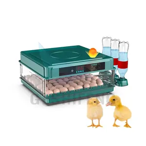 2024 nueva incubadora de huevos de 10 a 128 piezas tipo rodillo de capacidad automática pequeña incubadora de huevos de aves de corral