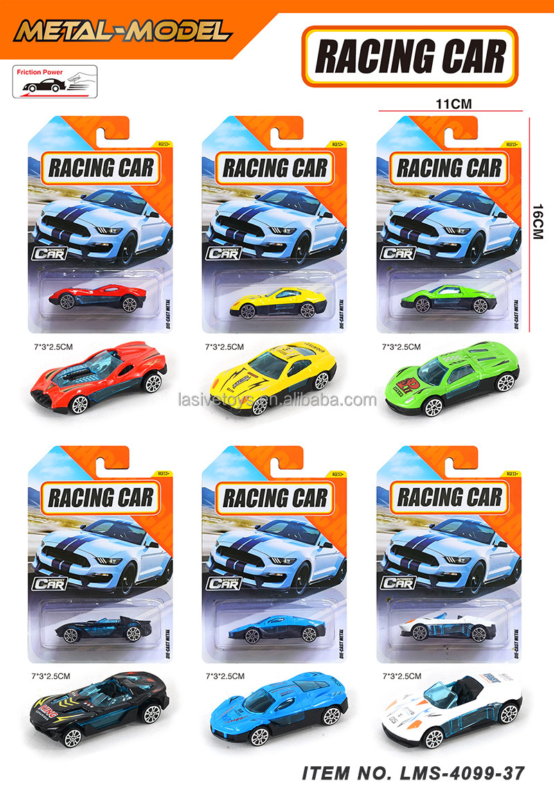 Voiture de course coulissante en alliage LMS-4099-37