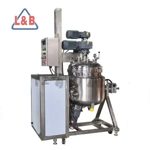 food grade stainless steel vacuum emulsifying mixing tank cosmetics lotion making machine