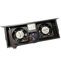 Unidad de Ventilación Industrial de 19 Pulgadas 1U 42U de Material SPCC para Montaje en Rack con Interruptor para Control de Temperatura en Rack de Servidores