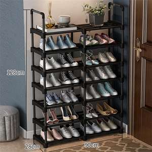 Nuevo <span class=keywords><strong>Zapatero</strong></span> de Plástico que Vale la Pena <span class=keywords><strong>Comprar</strong></span>, <span class=keywords><strong>Mueble</strong></span> de Almacenamiento, Organizador de Zapatos, <span class=keywords><strong>Zapatero</strong></span> Metálico Plegable - Product Image 2