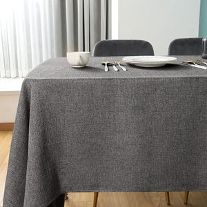 Modern Water-Resistant Linen <b>Table</b> <b>Cloth</b> for Dining Room & Events Banquet Quality Multi-Color Solid Woven Technique - Product Image 6