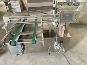 Machine à brosser et à glacer liquide haute performance pour mini-pâtisseries aux champignons, œufs danois, pour la production en usine alimentaire - Product Image 6