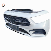 Parachoques delantero usado original para Mercedes Benz CLS serie W257 2020-2021, kit de carrocería de coche con rejilla de segunda mano