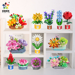 Bloques de Construcción Micro Diamond de Yuxin, Mini Suculentas en Maceta, Juguete Educativo para Niños de 5 a 7 Años - Product Image 5