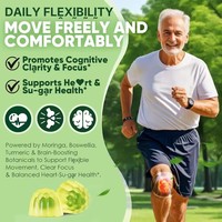 OEM Moringa Gummies Superfood Energi, Imunitas, Suplemen Antioksidan dengan Boswellia, Kunyit, Ashwagandha, Resveratrol