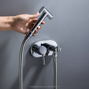 Wall Mounted Hung <strong>Bidet</strong> <strong>Shower</strong> <strong>Sprayer</strong> Hot Cold Water Handheld <strong>Bidet</strong> <strong>Sprayer</strong> for Toilet - Product Image 3