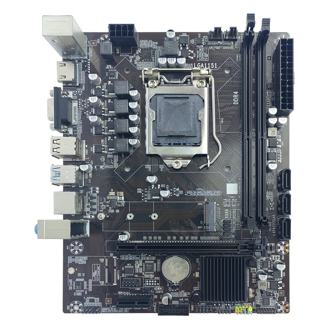 LGA 1151 Motherboard H310 Core I3 I5 I7 Processors Support 6th/7th/8th/9th Generation RAM 64GB DDR4 Mainboard With TPM