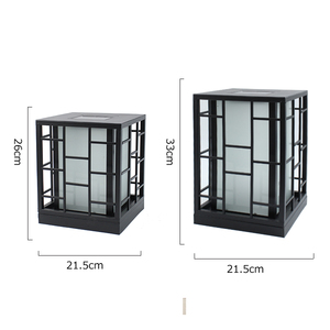 Fidarsi della lanterna di natale a energia solare da giardino all'aperto in metallo - Product Image 3