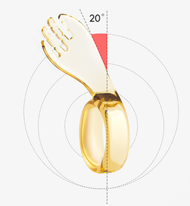 Fourchette et cuillère d'apprentissage PPSU pour bébé, fourchette et cuillère à manche court pour aliments complémentaires - Product Image 3
