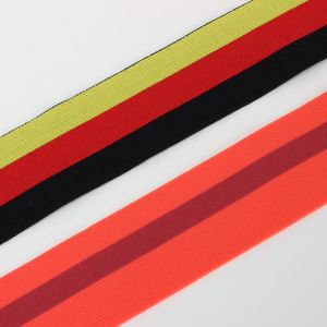 Cinta Elástica de Nylon, Poliéster y Spandex con Diseño Jacquard Teñido en Hilo a Precio Económico - Product Image 4
