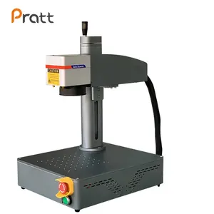 Pratt CNC портативные лазерные маркеры лазерная гравировальная машина высокого качества стальная волоконная лазерная маркировочная машина по заводской цене