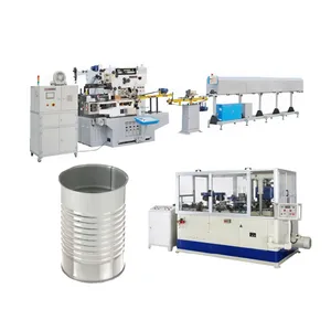 Hete Verkoop Automatische Blikmachine Aluminium Blikje Productie En Druklijn Ingeblikt Voedsel Verpakkingsmachine
