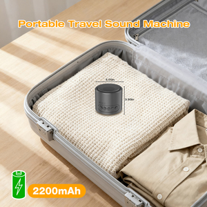 Tường Ánh Sáng Trắng Tiếng Ồn Âm Thanh Máy Cho Tiếng Ồn Hủy Bỏ-30 Âm Thanh Cảm Biến Chuyển Động Timers Ánh Sáng Ban Đêm 2200MAh Có Thể Sạc Lại - Product Image 6