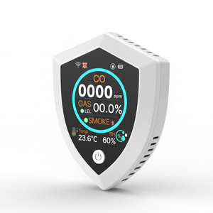5-in-1 Plug-in <strong>Carbon</strong> <strong>Monoxide</strong> <strong>Detector</strong> - <strong>Gas</strong> Smoke Temperature Humidity Monitor with Battery Backup for Home Office RV - Product Image 5