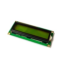 LCD1602 + I2C LCD 1602 16x2 modul layar biru PCF8574 IIC/I2C pelat adaptor HD44780 komponen elektronik