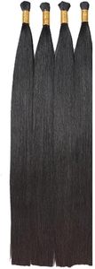 Cheveux humains brésiliens de qualité 10A, 100% non traités, couleur noire naturelle, mèches de cheveux bruts - Product Image 2