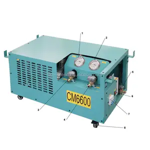 R134a Freon Gas Koelmiddel Terugwinningsunit 2pk Centrale Airconditioner Opladen Machine Ac Herstel Oplaadmachine R410a