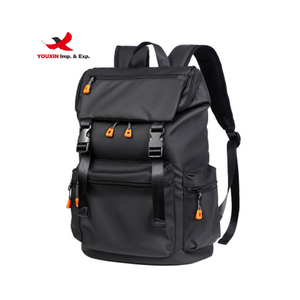 Factory Wholesale Office Computer Day Pack Durable <b>Waterproof</b> <b>Black</b> and Gray Laptop <b>Backpacks</b> - Product Image 1
