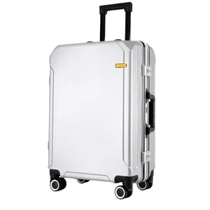 20/24/28 Zoll PC Aluminium rahmen Handgepäck koffer Malas de viagem Mit USB-Trolley-Taschen Reisekoffer Geschenk