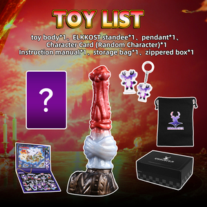 Dildo de silicona de 10.04 pulgadas con ventosa, diseño de nudo de fantasía Megapede, color azul de carreras, estimulador de punto G, juguete para adultos - Product Image 3