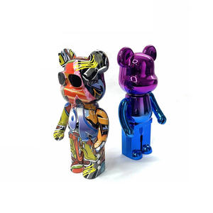 2024 recién llegados ensamblados <span class=keywords><strong>Mini</strong></span> ladrillos oso 90cm colección Micro plástico gigante Jumbo bloques de construcción Bearbrick figuras Juguetes - Product Image 5