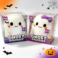Jouet anti-stress sensoriel souple et craquant en TPR, motif fantôme d'Halloween, nouveauté, mini, pour cadeaux de fête, cadeau pour enfants, boîte de lot amusante