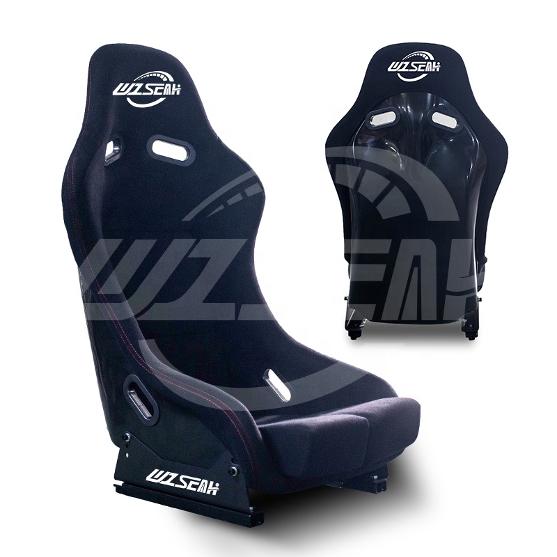 WZSEAHI高品質ブラックユニバーサル大型バケットシート