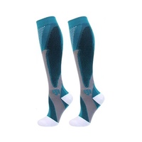 Chaussettes de compression sportives pour hommes et femmes, avec logo personnalisé, pour la course, l'allaitement, le cyclisme, et pour le football de printemps, modèle mi-mollet