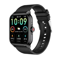 Nouvelle montre connectée intelligente avec écran tactile de 1,85 pouce, appels, exercices respiratoires, assistant vocal IA, suivi de la fréquence cardiaque, modes sportifs, IP67, compatible Android