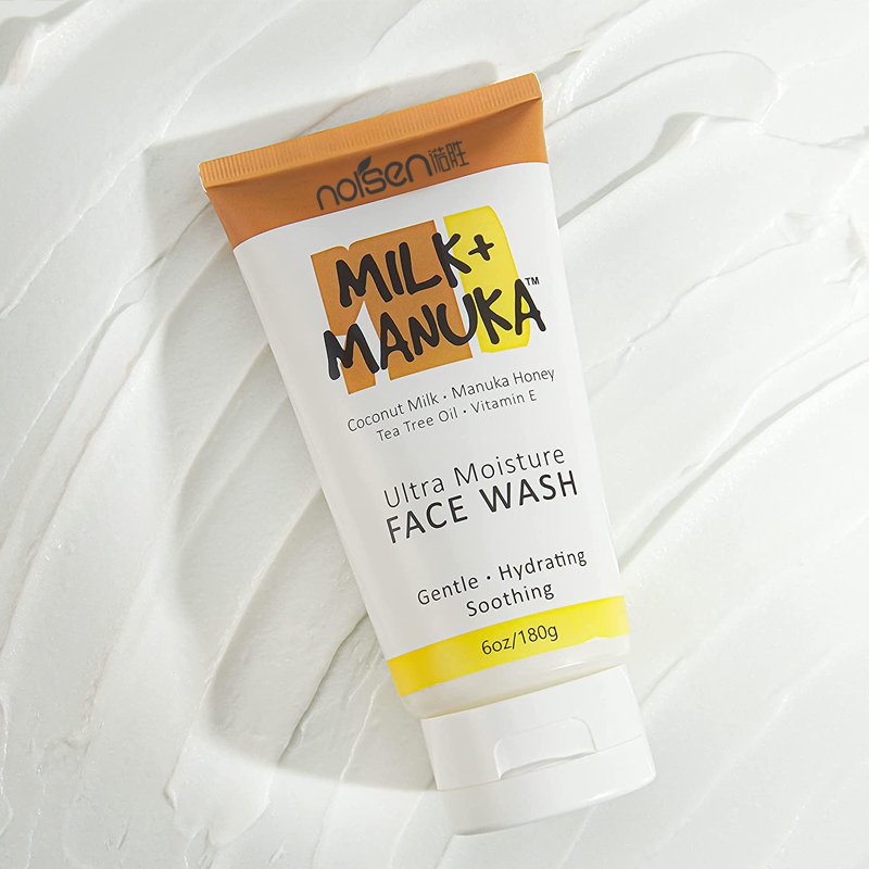 Hot Selling Private Label Face Care Deep Cleansing Black Head Remover Massage Foaming Facial Cleanser For All Skin