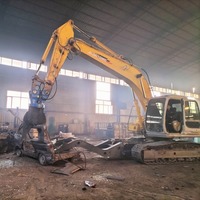 Cisaille de démolition pour voitures, cisaille de broyage de voitures, cisaille pour ferraille de voitures, rotation à 360° pour excavatrice de 5 à 35 tonnes, démolition, chantier de ferraille, usage intensif