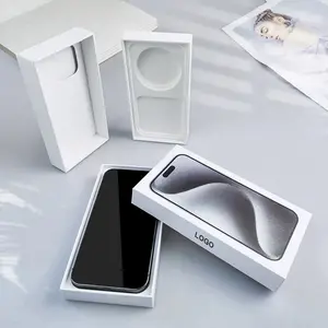 Scatola regalo per iPhone 12 13 14 15 plus pro max confezione del telefono cellulare scatola misteriosa vuota con sigillo