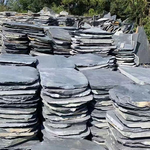 <span class=keywords><strong>Dalle</strong></span> <span class=keywords><strong>de</strong></span> pierre d'ardoise bleue antiacide fendue polie à coupe mince pour balcons urbains sur les toits et petits espaces <span class=keywords><strong>de</strong></span> loisirs en plein air - Product Image 3