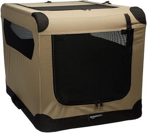 Borsa da viaggio per animali domestici in tessuto Oxford morbida custodia per cani impermeabile pieghevole in acciaio inossidabile resistente in metallo Nylon-sostenibile - Product Image 1