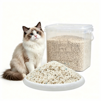 Litière pour chat en bentonite de haute qualité, faible teneur en poussière, facile à nettoyer et sans poussière